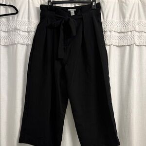 H&M Black Wide Leg Women's Pants